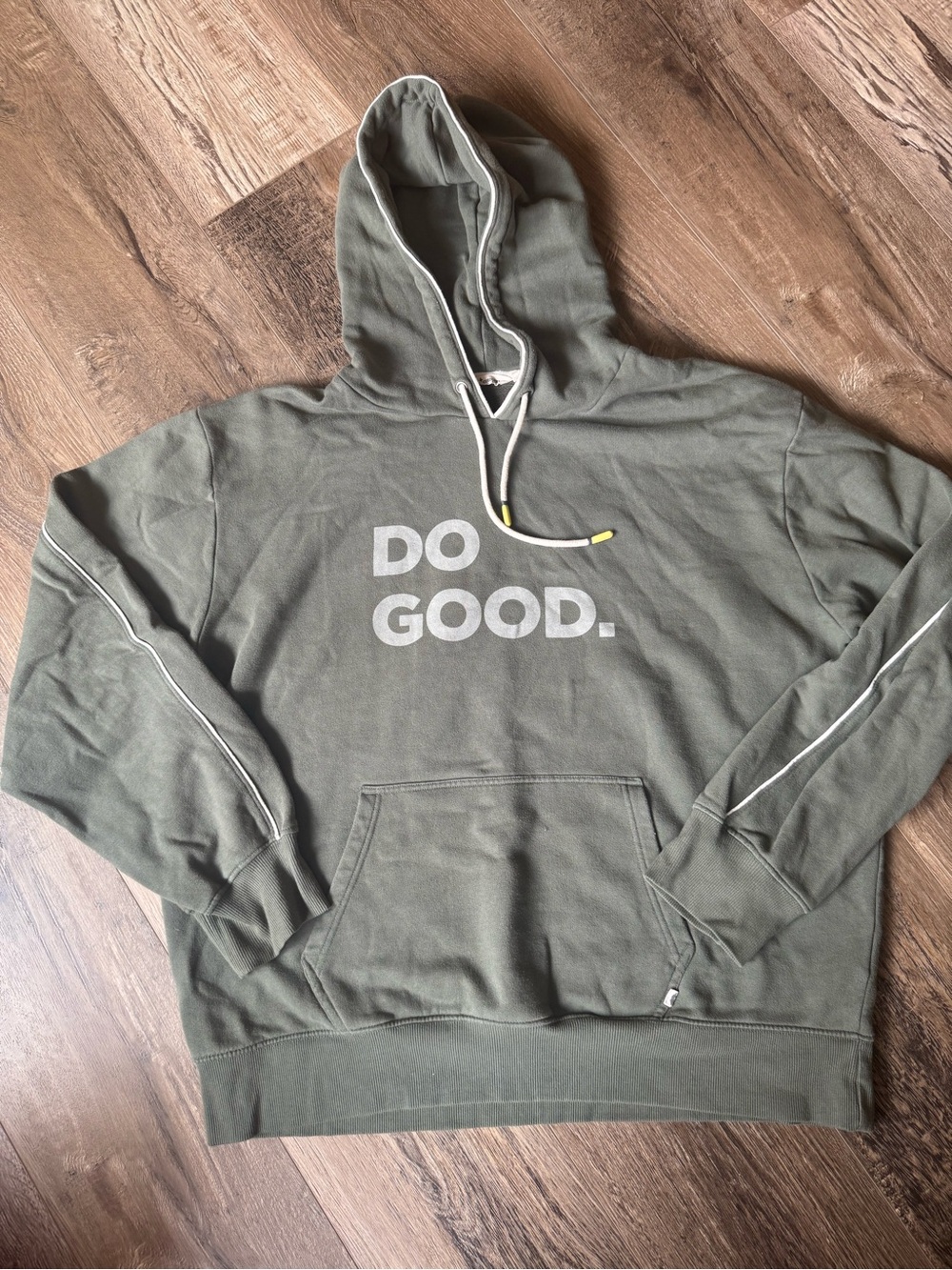 cotopaxi Olive Green "DO GOOD." Pullover Hoodie